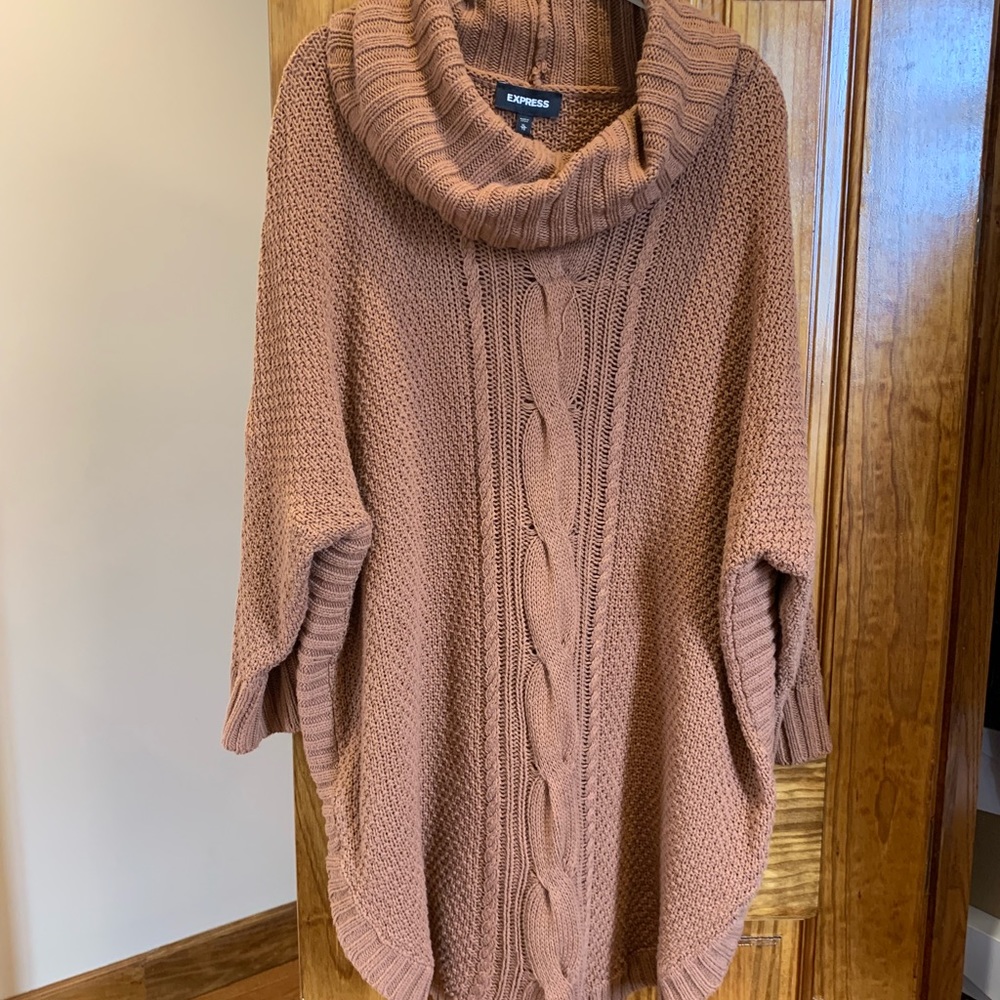 Express Brown Knit Sweater